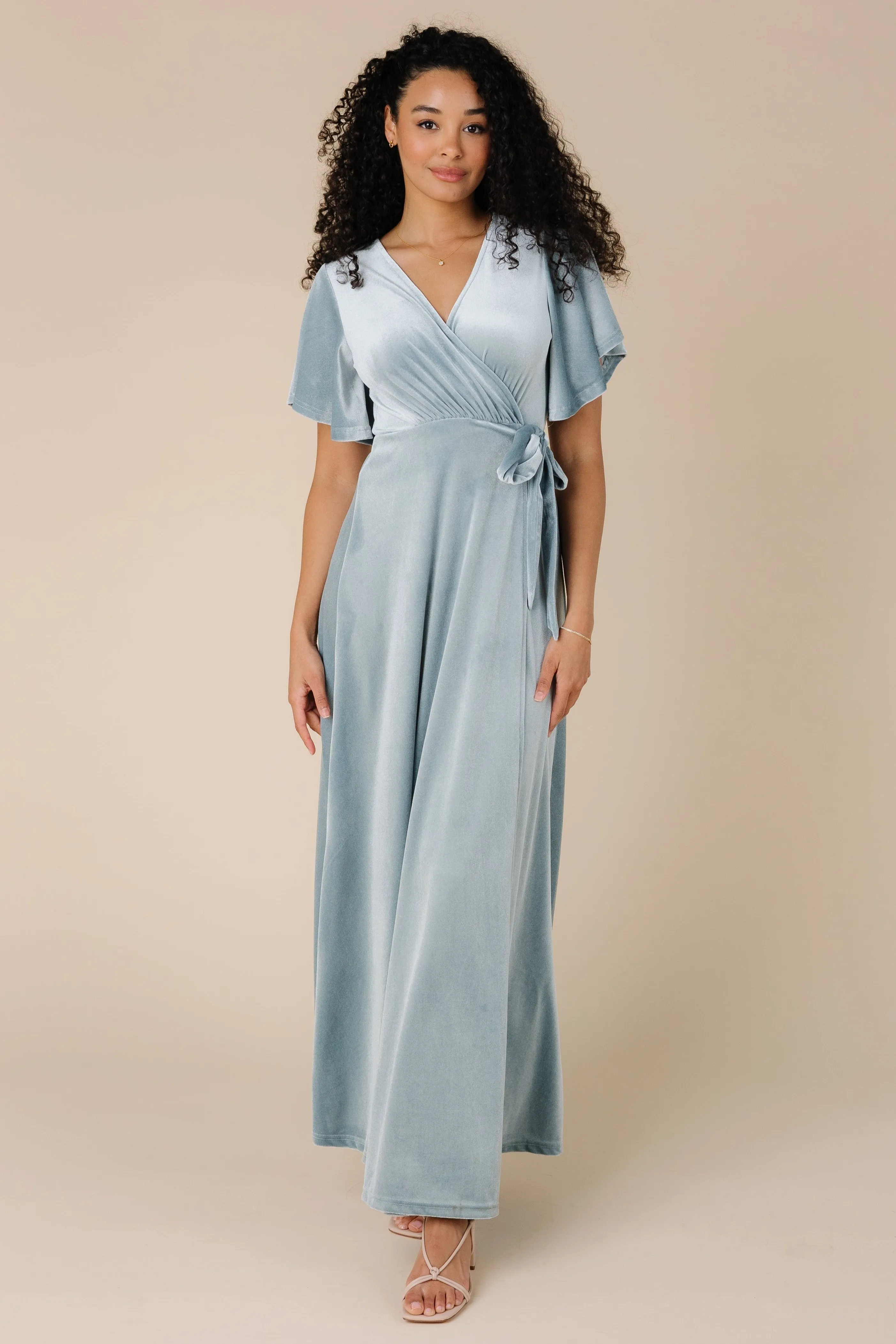 Naples Velvet Maxi Dress