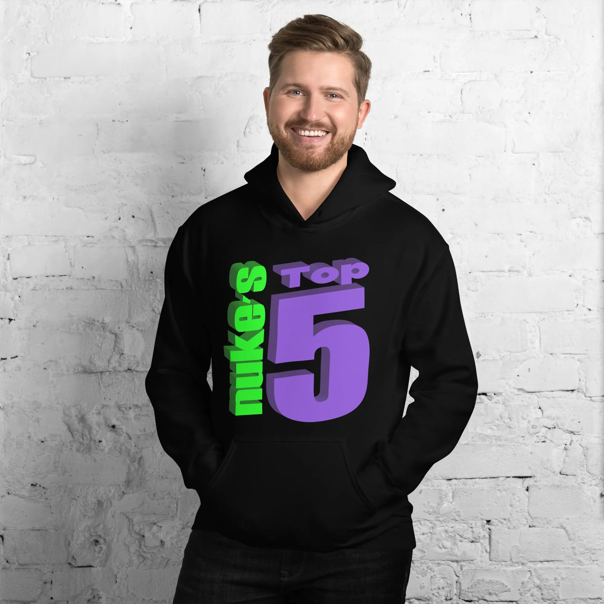 Nuke's Top 5 Checklist Hoodie TWO SIDED