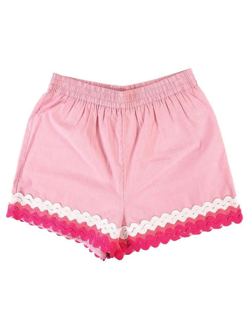 Pink Ricrac Shorts