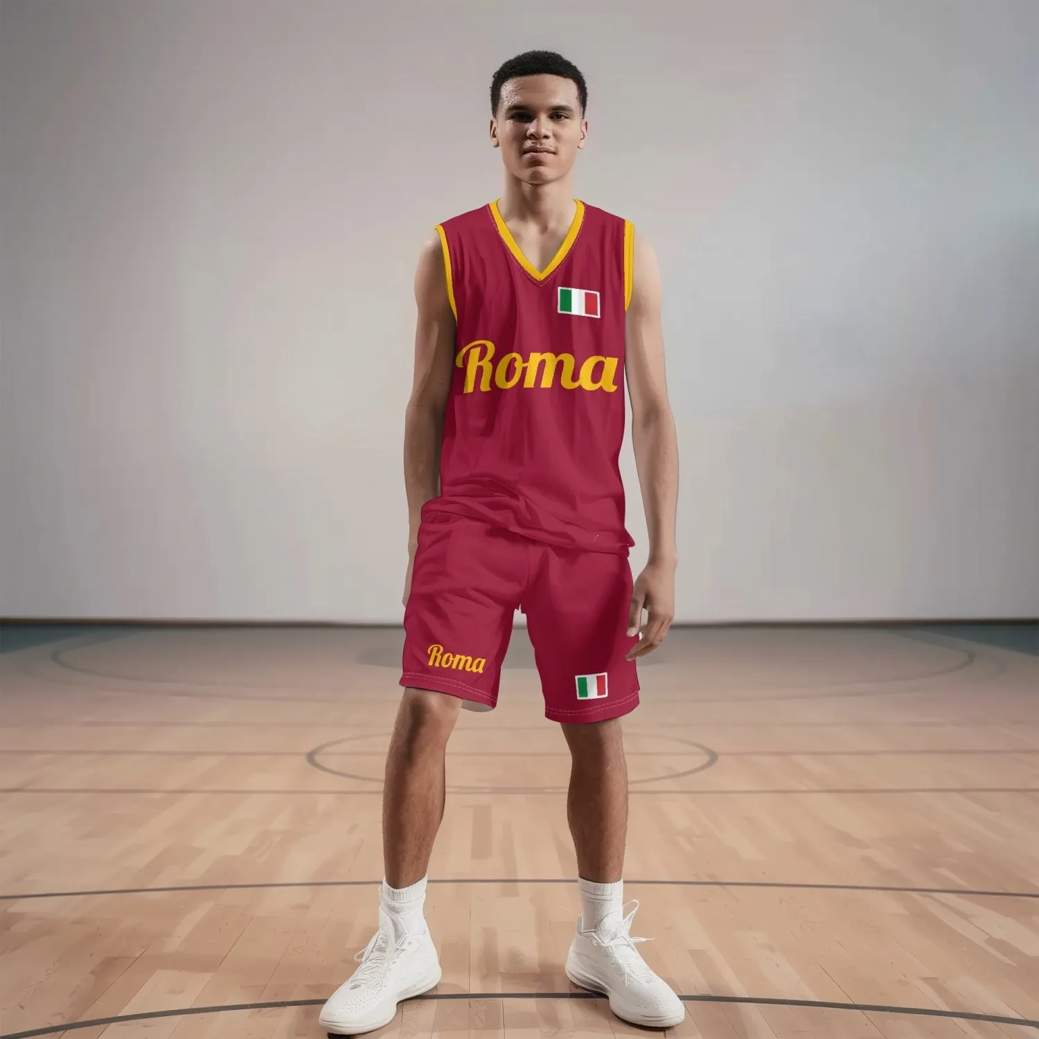 Roma Basketball Jersey Set