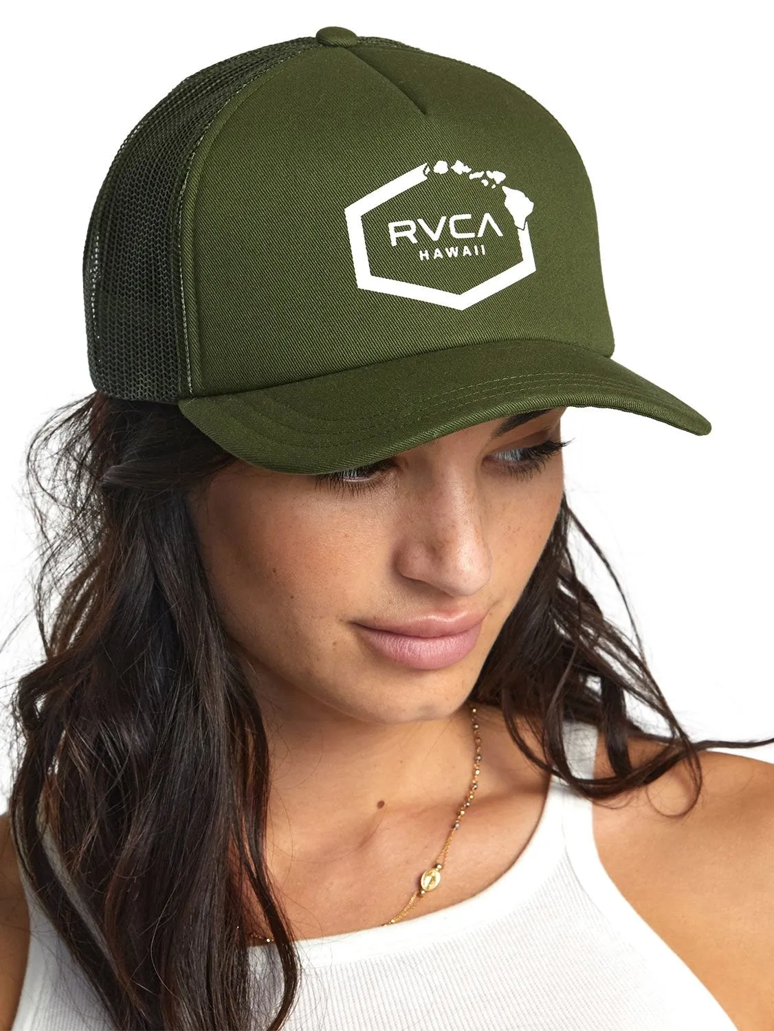 RVCA Ladies Hawaii Hex Foam Trucker