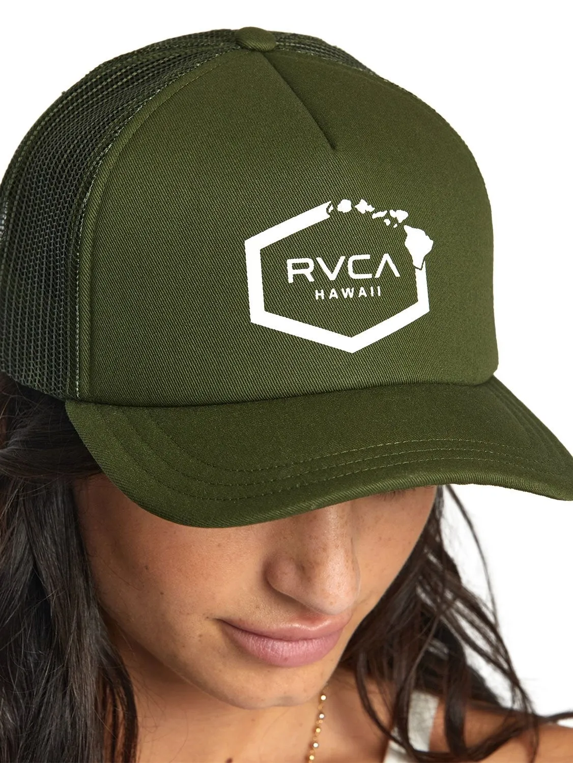 RVCA Ladies Hawaii Hex Foam Trucker