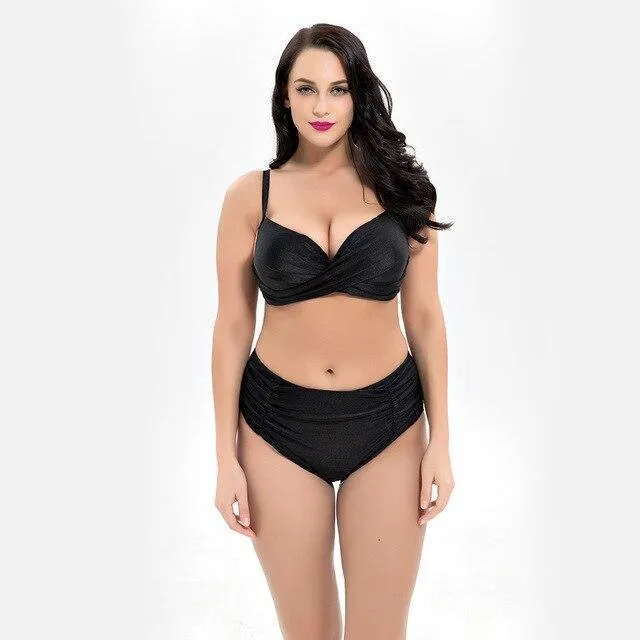 Sexy Twist Push Up High Waist Swimwear