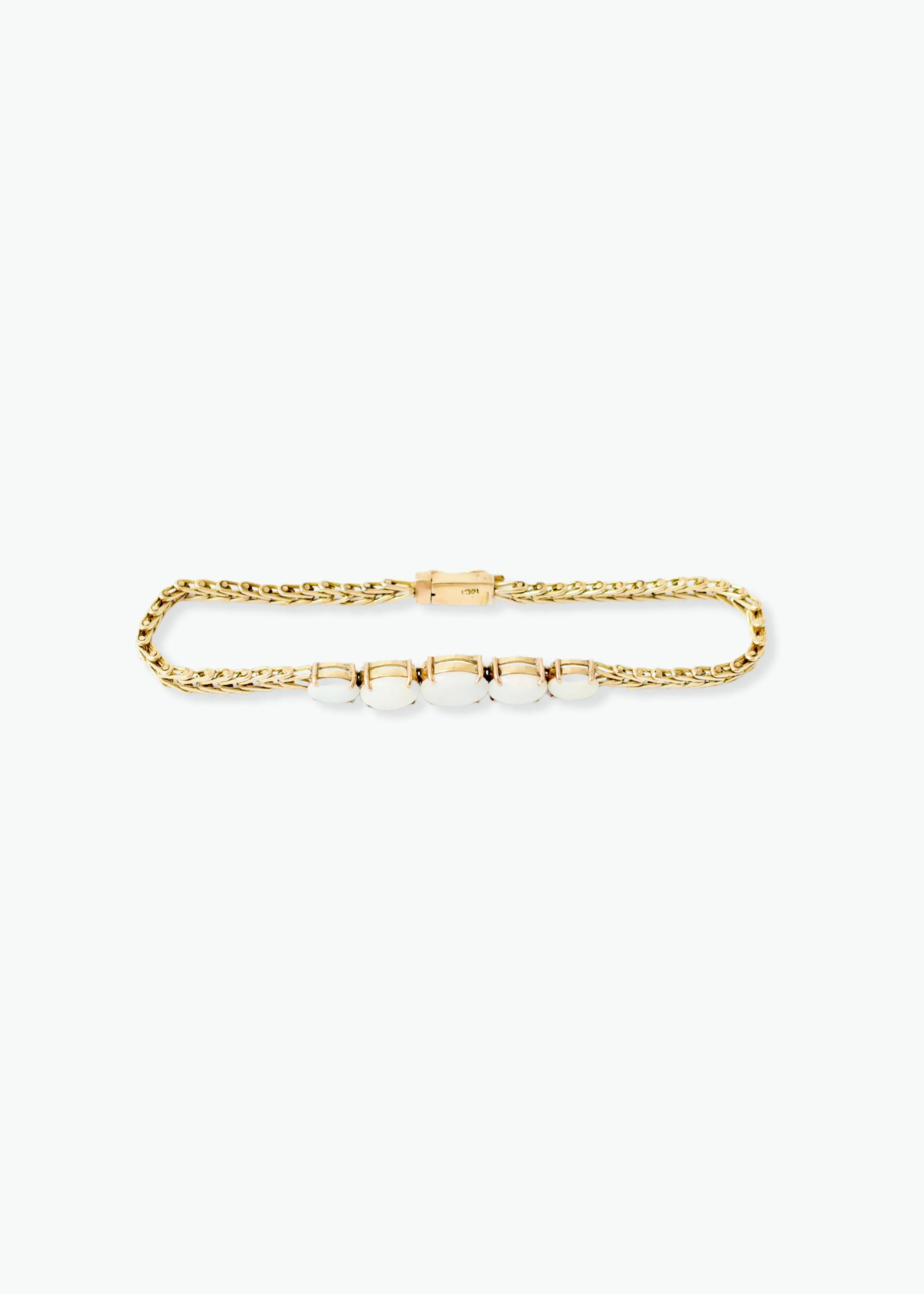 Vintage 14K Gold Opal Bracelet