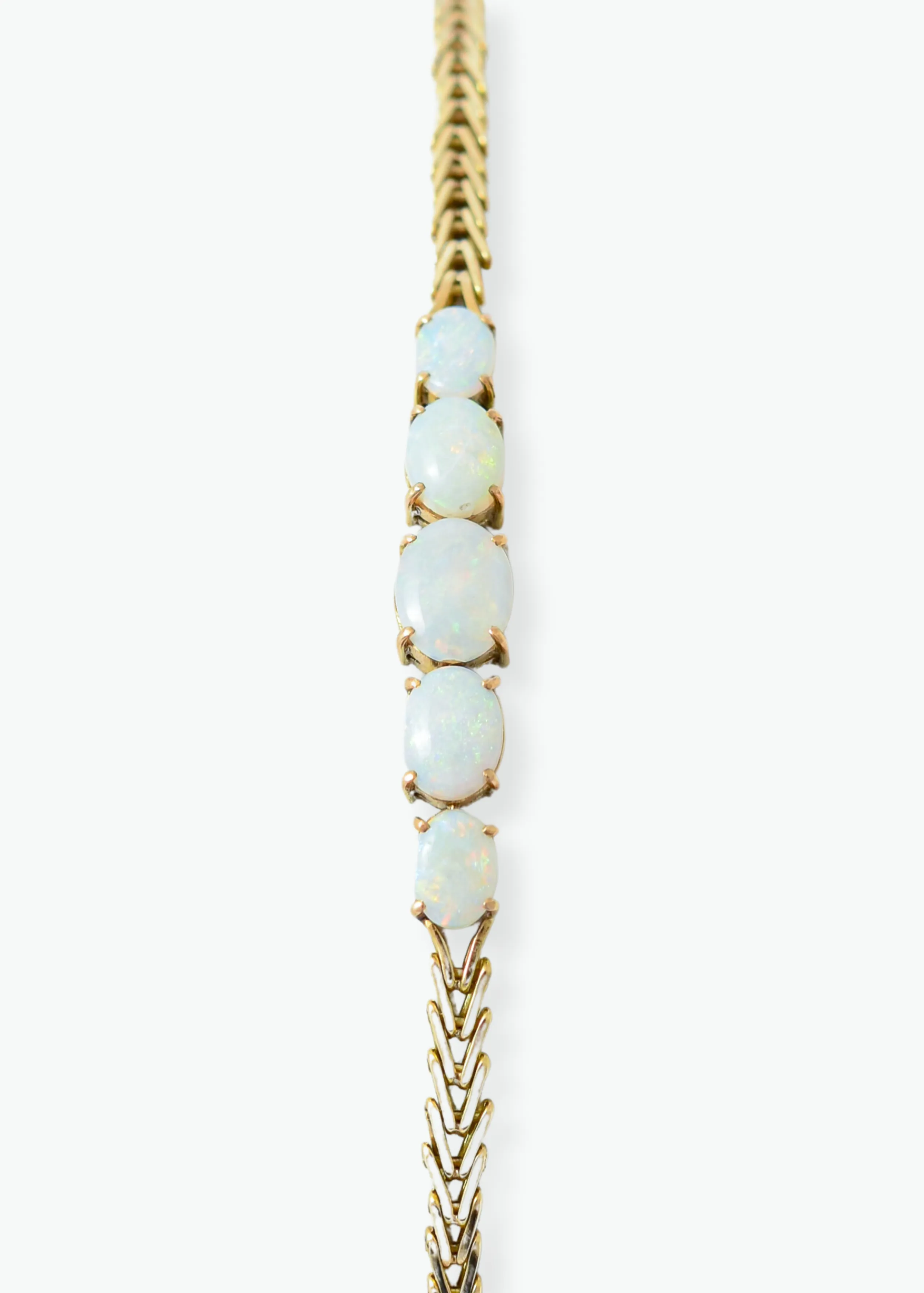 Vintage 14K Gold Opal Bracelet