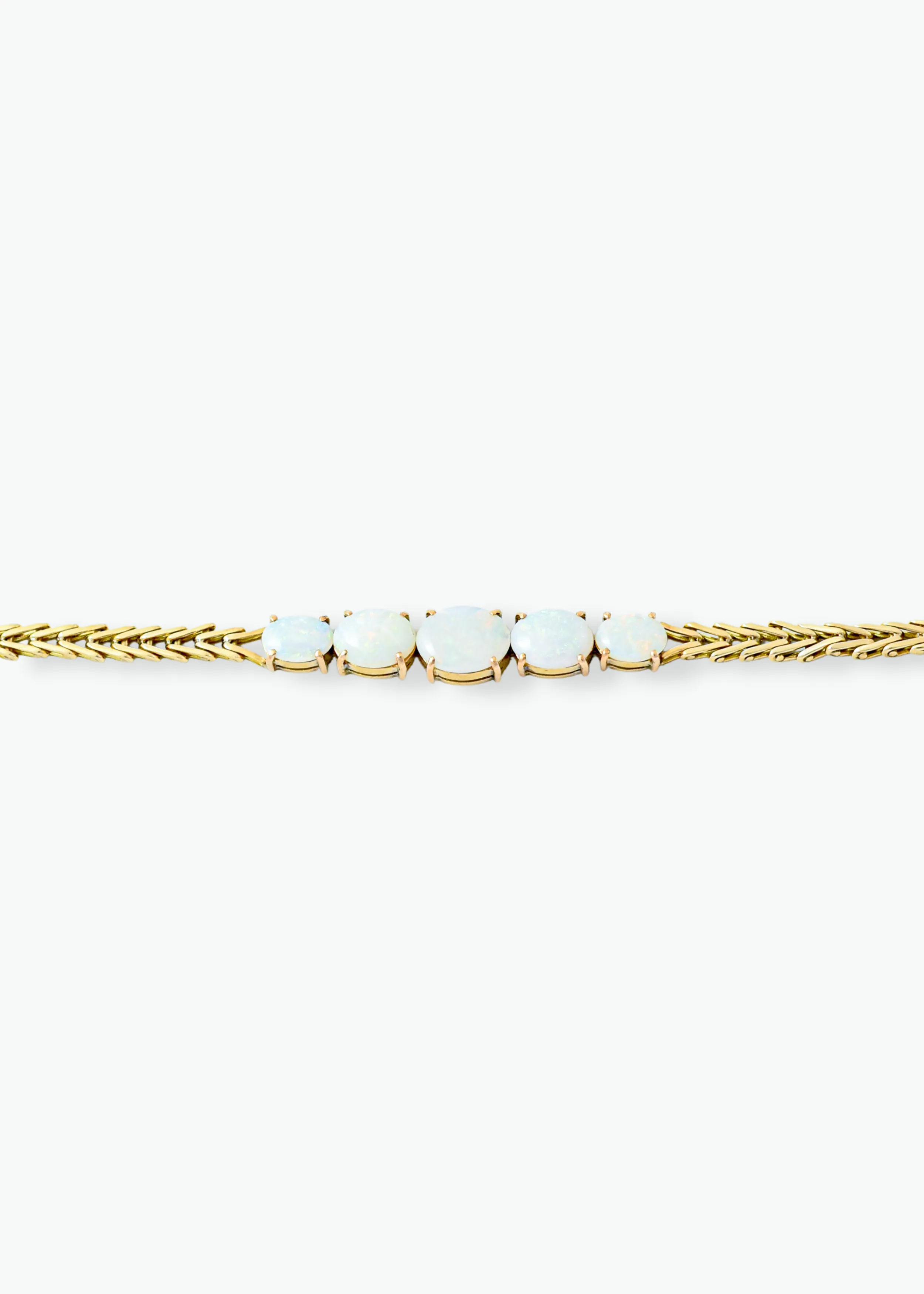 Vintage 14K Gold Opal Bracelet