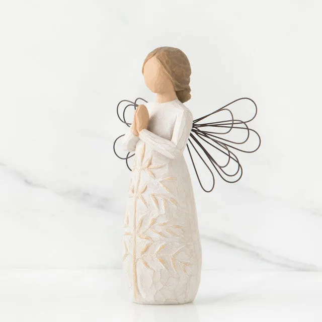 Willow Tree? "Angel of Serenity" Prayer Figurine - A Symbol of Comfort and Healing