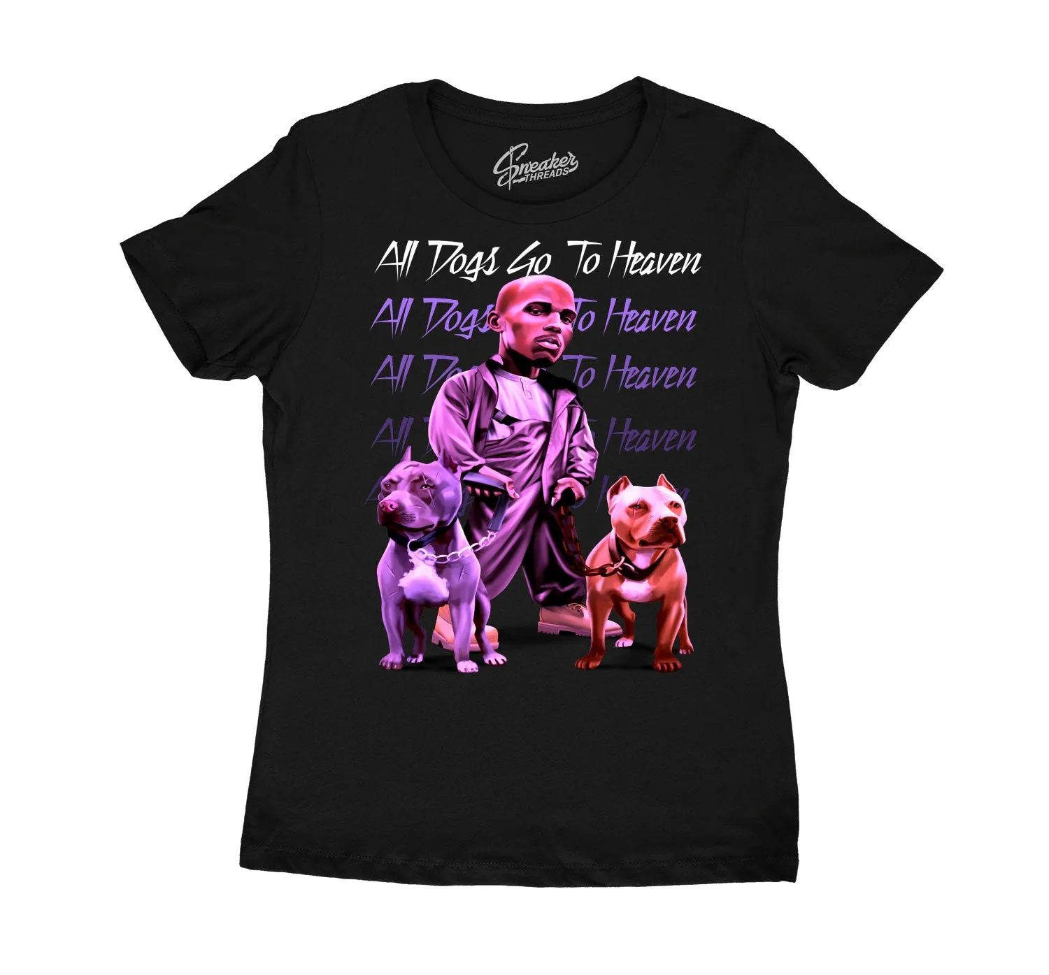 Womens - Court Purple 13 All Dogs Shirt