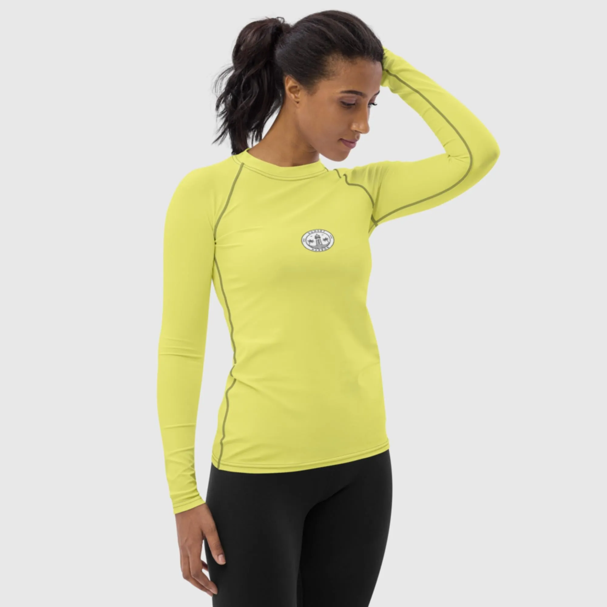 Women's Rash Guard - Yellow