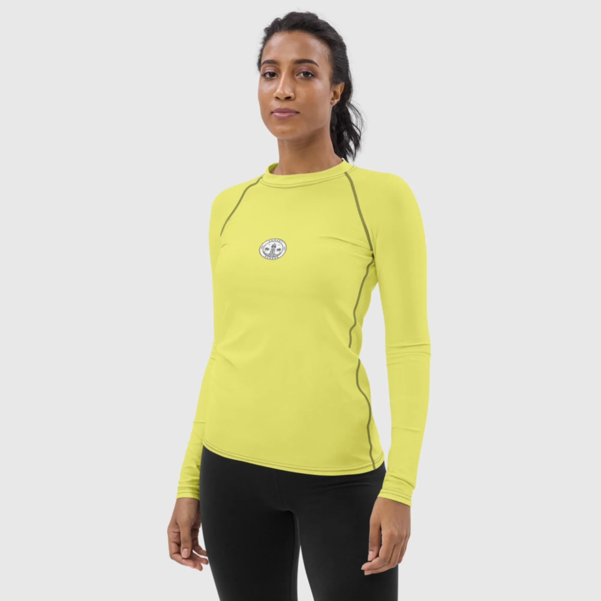 Women's Rash Guard - Yellow