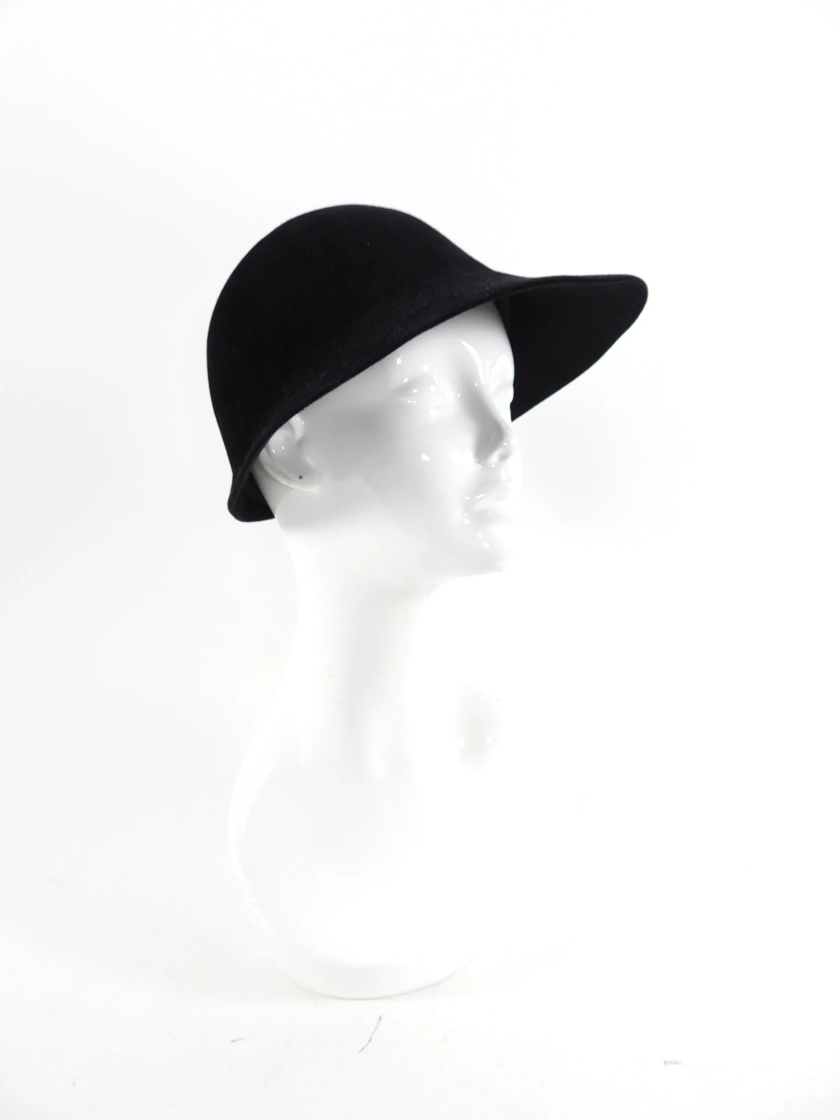 Yohji Yamamoto Vintage Black Felt Wool Hat